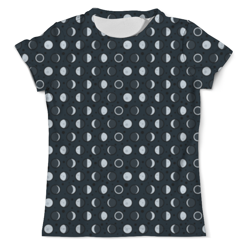 футболка dreamshirts королевство полной луны мужская черная 2xl Printio Футболка с полной запечаткой (мужская) Фазы лун