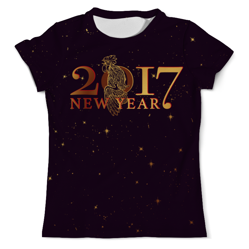 Printio Футболка с полной запечаткой (мужская) Новый год 2017 printio футболка с полной запечаткой мужская петух символ 2017 года