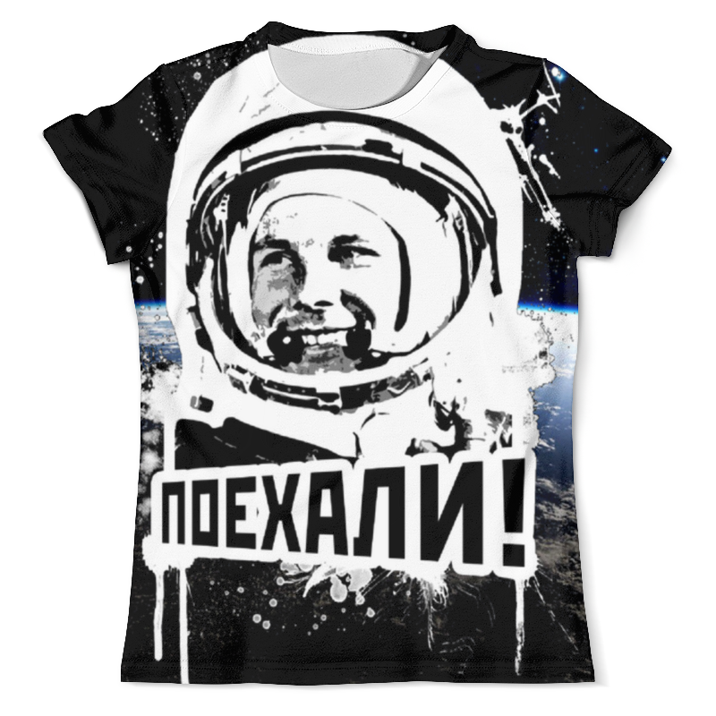 Printio Футболка с полной запечаткой (мужская) Юрий гагарин