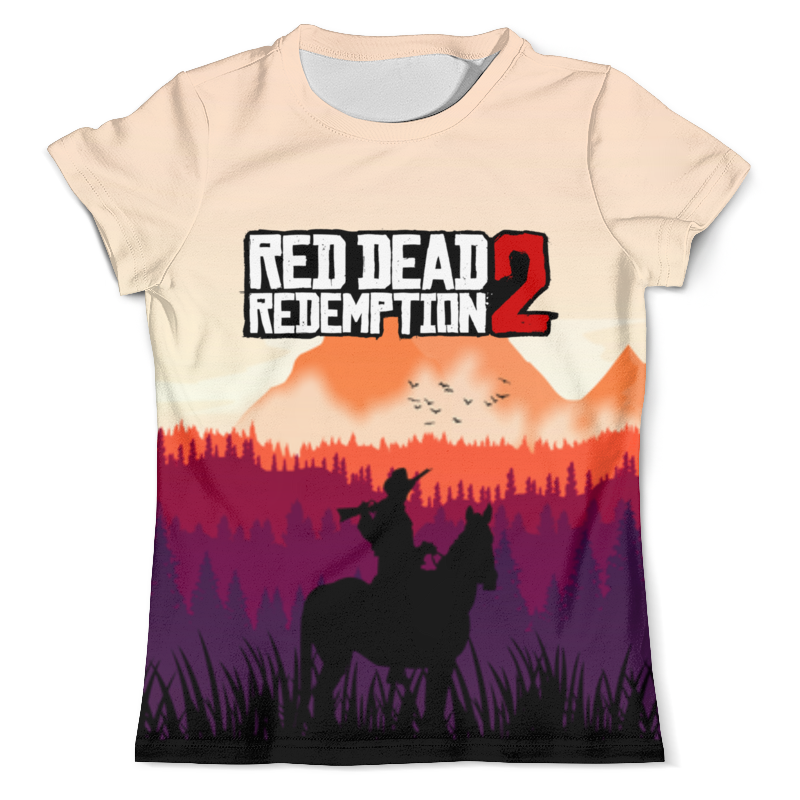 Printio Футболка с полной запечаткой (мужская) Red dead redemption printio футболка с полной запечаткой мужская dead with flag