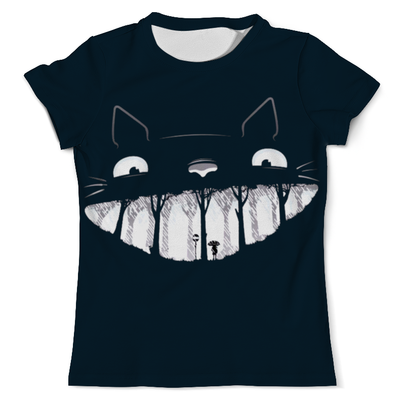 Printio Футболка с полной запечаткой (мужская) Улыбка кота printio футболка с полной запечаткой женская улыбка чеширского кота