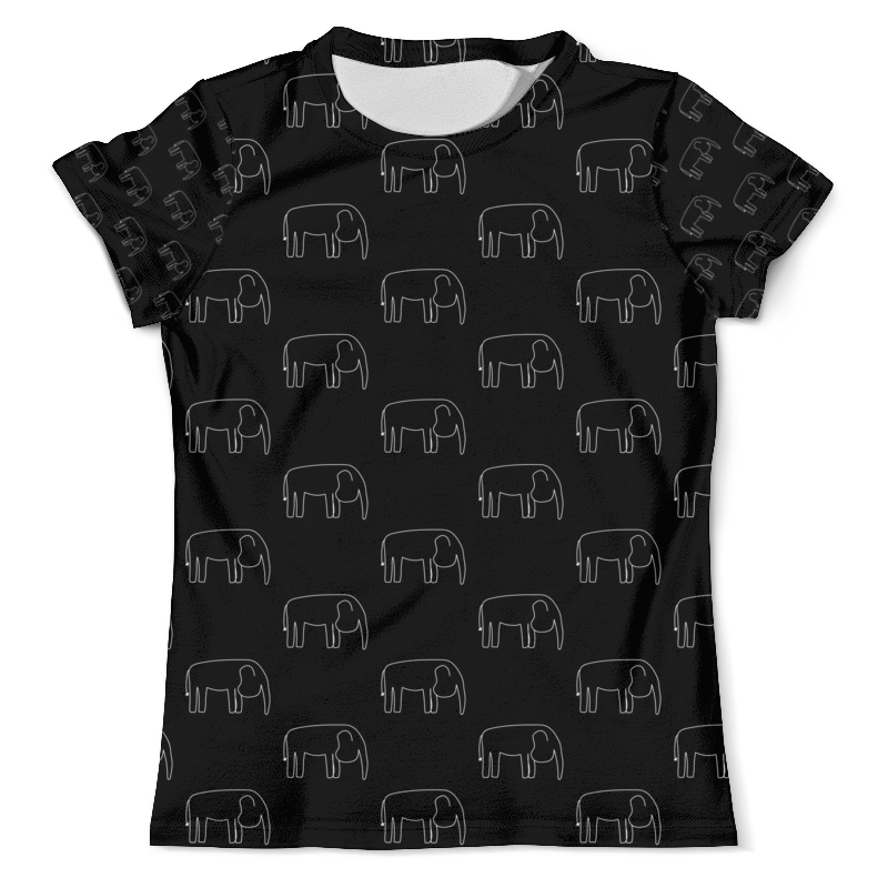 Printio Футболка с полной запечаткой (мужская) Белый слон printio футболка с полной запечаткой женская слон
