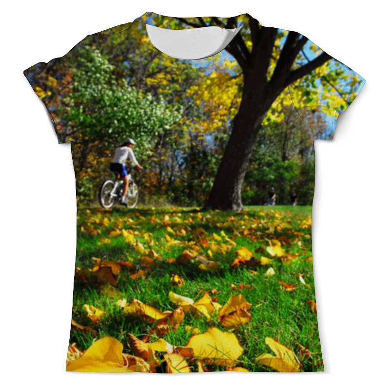 Printio Футболка с полной запечаткой (мужская) Летняя поездка на велосипеде printio футболка с полной запечаткой мужская летний речной бриз