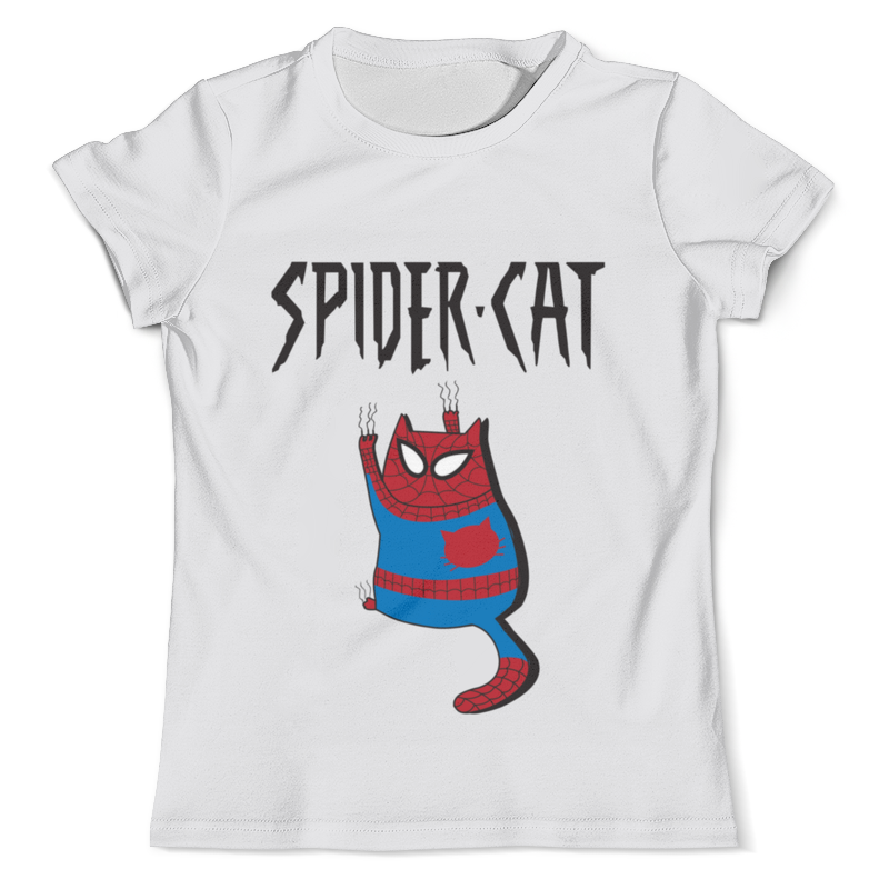 Printio Футболка с полной запечаткой (мужская) Spider-cat