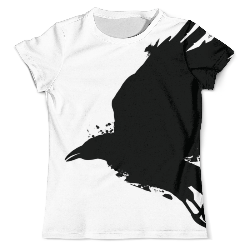 Printio Футболка с полной запечаткой (мужская) Летящий ворон printio футболка с полной запечаткой мужская портрет птицы ворона