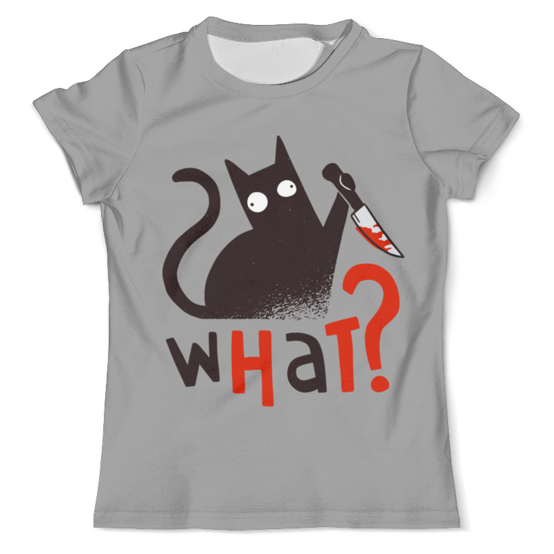 printio футболка с полной запечаткой мужская what Printio Футболка с полной запечаткой (мужская) What cat