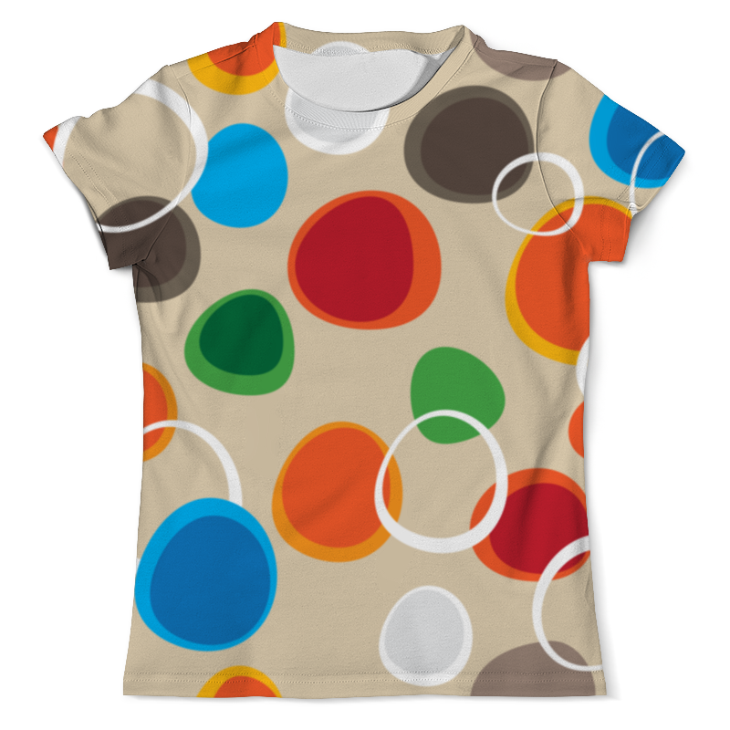 printio футболка с полной запечаткой мужская абстрактные штрихи Printio Футболка с полной запечаткой (мужская) Цветная абстракция