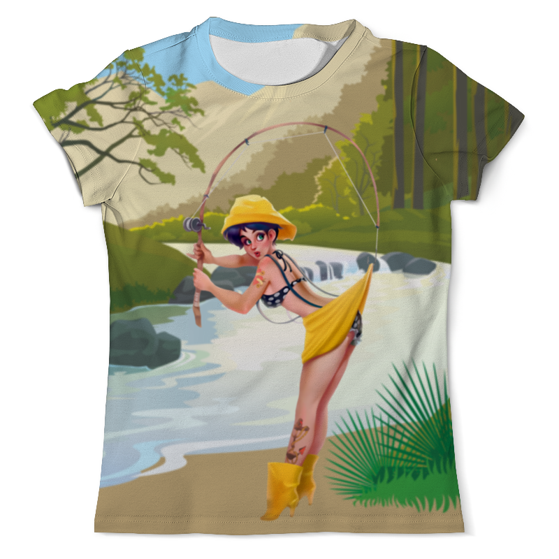 Printio Футболка с полной запечаткой (мужская) Рыбалка с любимой (fishing) printio футболка с полной запечаткой мужская для любимой