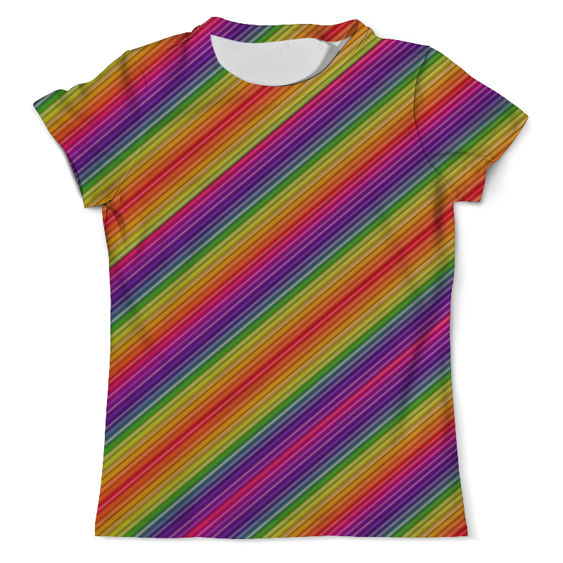 Printio Футболка с полной запечаткой (мужская) Линии радуги printio футболка с полной запечаткой мужская краски радуги