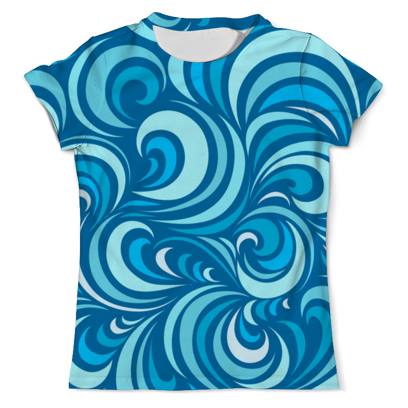 Printio Футболка с полной запечаткой (мужская) Морской узор printio футболка с полной запечаткой мужская морской узор