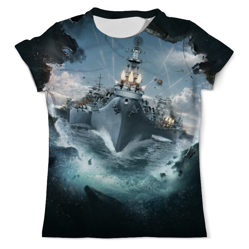 Printio Футболка с полной запечаткой (мужская) World of warships printio футболка с полной запечаткой для девочек world of warships