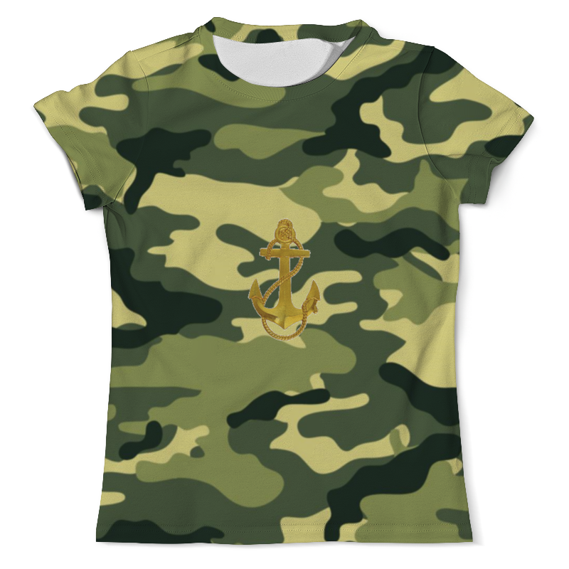 Printio Футболка с полной запечаткой (мужская) Военно морской флот printio футболка с полной запечаткой женская якоря