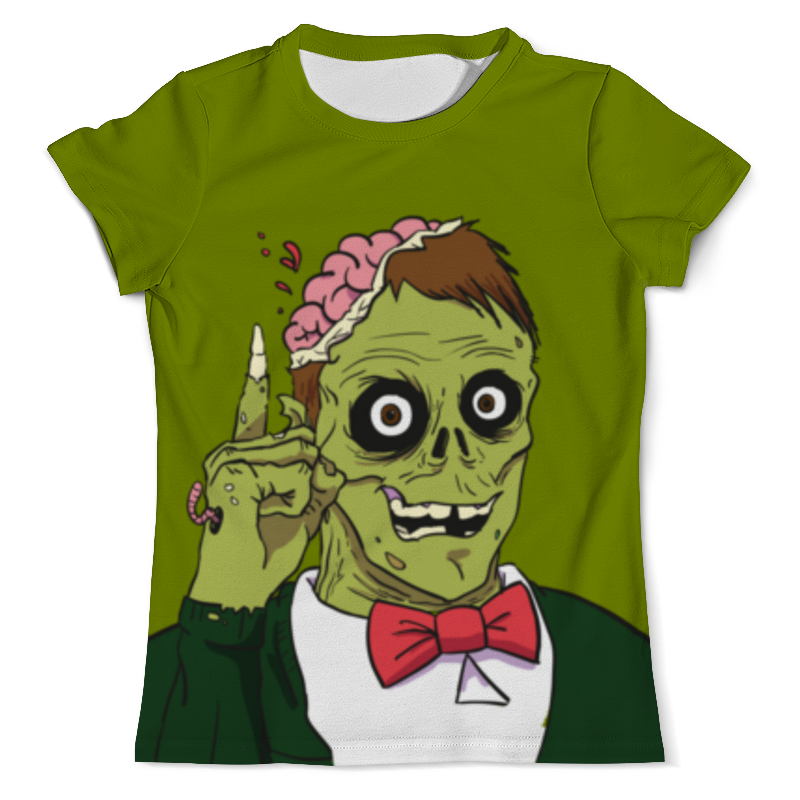Printio Футболка с полной запечаткой (мужская) Зомби хеллоуин мужская футболка кофе зомби m зеленый