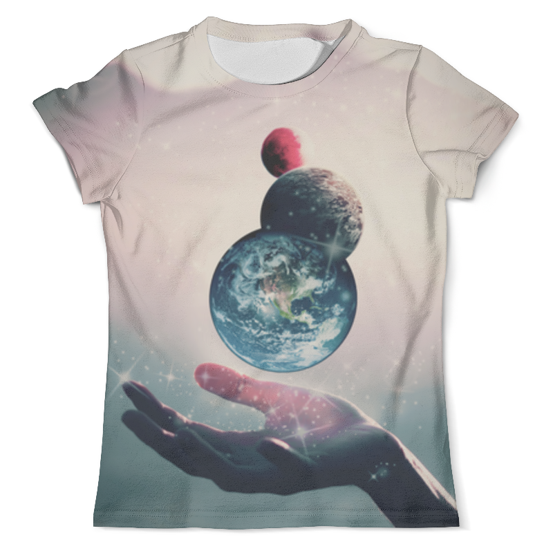 Printio Футболка с полной запечаткой (мужская) Планеты printio футболка с полной запечаткой мужская космос кит планеты