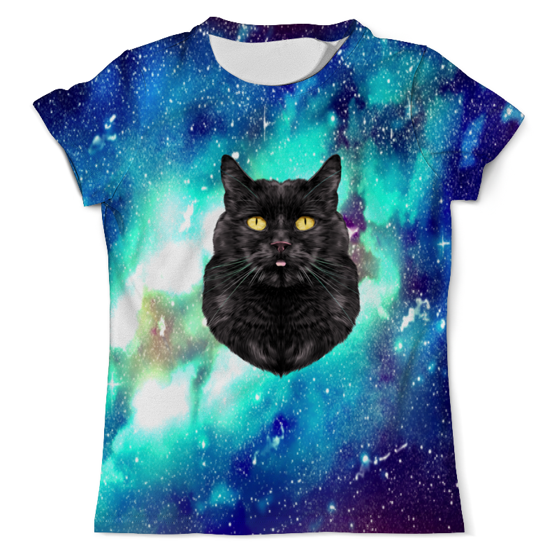 Printio Футболка с полной запечаткой (мужская) Кот в космосе мужская футболка кот в космосе s белый