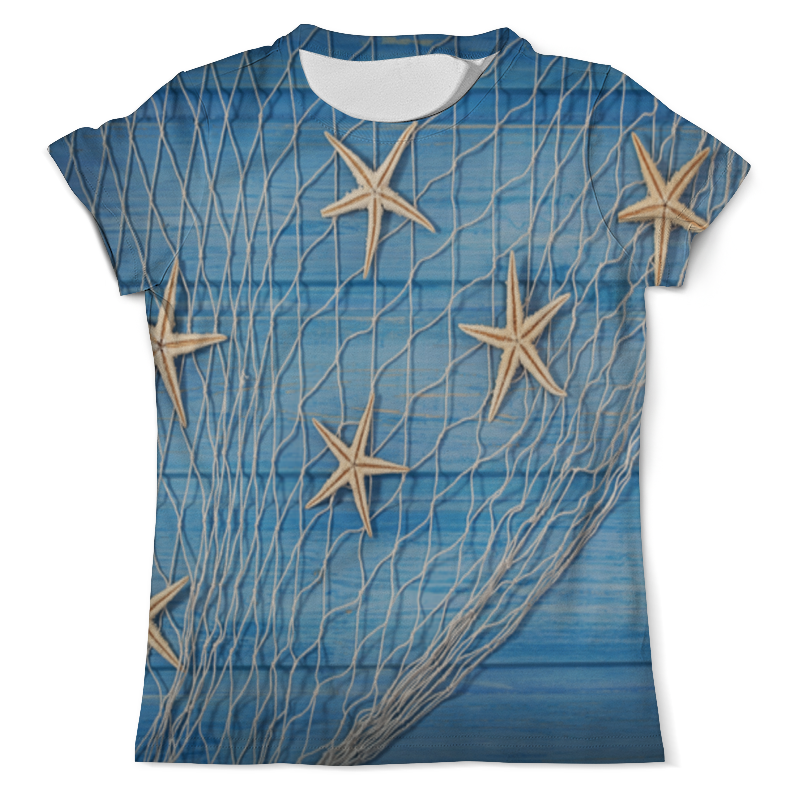 printio футболка с полной запечаткой мужская звезды Printio Футболка с полной запечаткой (мужская) Морские звезды
