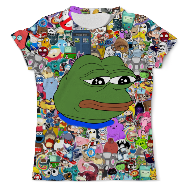 Printio Футболка с полной запечаткой (мужская) Pepe frog printio футболка с полной запечаткой мужская грустная лягушка