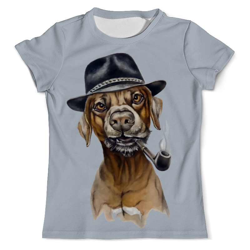 Printio Футболка с полной запечаткой (мужская) Пес с трубкой printio футболка с полной запечаткой мужская пес с трубкой