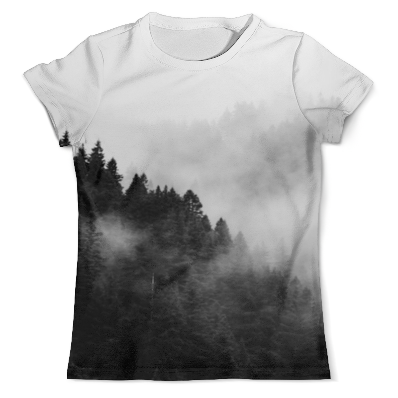 Printio Футболка с полной запечаткой (мужская) Туман над лесом printio футболка с полной запечаткой женская велес туман над лесом