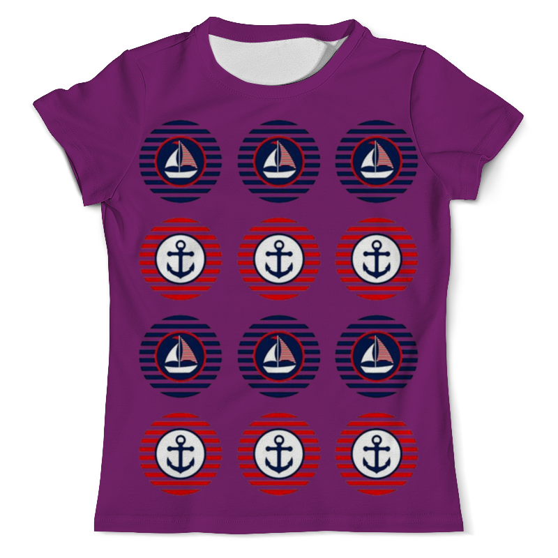 Printio Футболка с полной запечаткой (мужская) Морская тема printio футболка с полной запечаткой женская морская тема