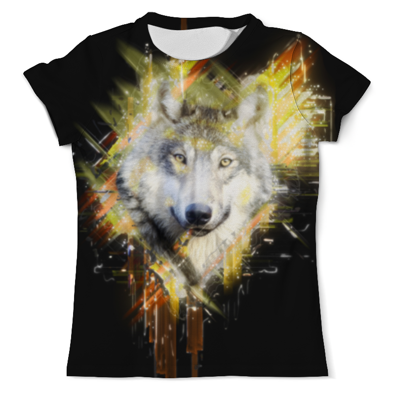 Printio Футболка с полной запечаткой (мужская) Мордочка волка printio футболка с полной запечаткой женская мордочка волка