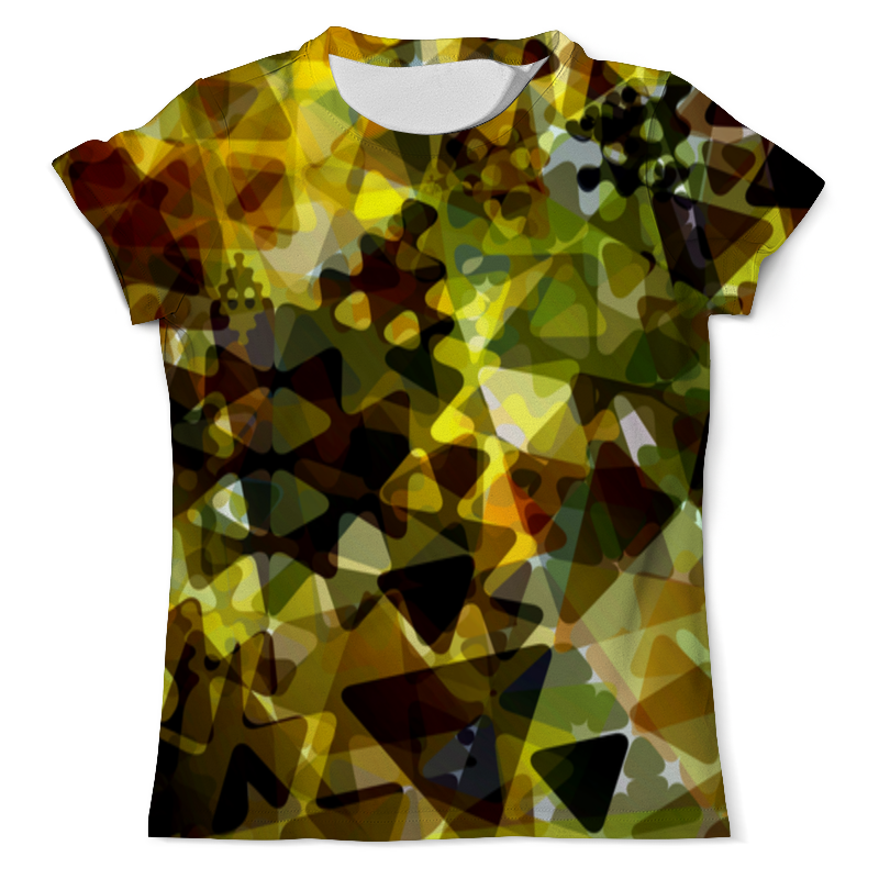 Printio Футболка с полной запечаткой (мужская) Треугольники хаки printio футболка с полной запечаткой мужская треугольники хаки
