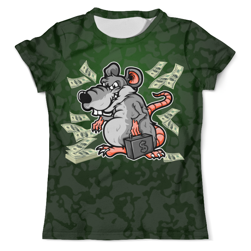 Printio Футболка с полной запечаткой (мужская) Year of the rat (money) printio футболка с полной запечаткой женская year of the rat