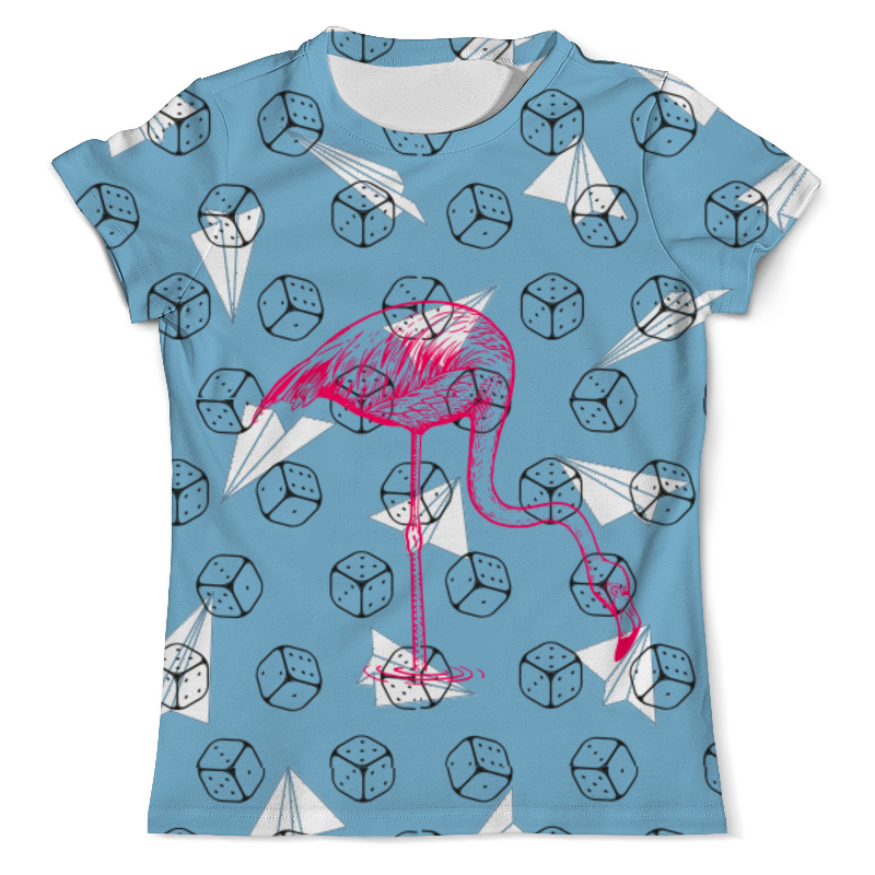 Printio Футболка с полной запечаткой (мужская) Фламинго printio футболка с полной запечаткой мужская розовые фламинго