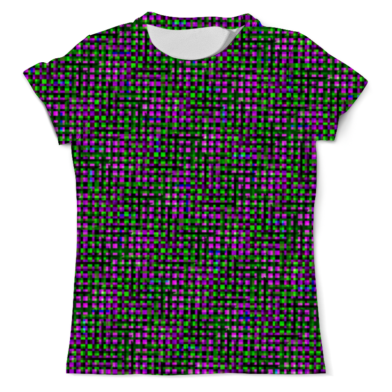 printio футболка с полной запечаткой для девочек glitch art матрица Printio Футболка с полной запечаткой (мужская) Glitch art (матрица)