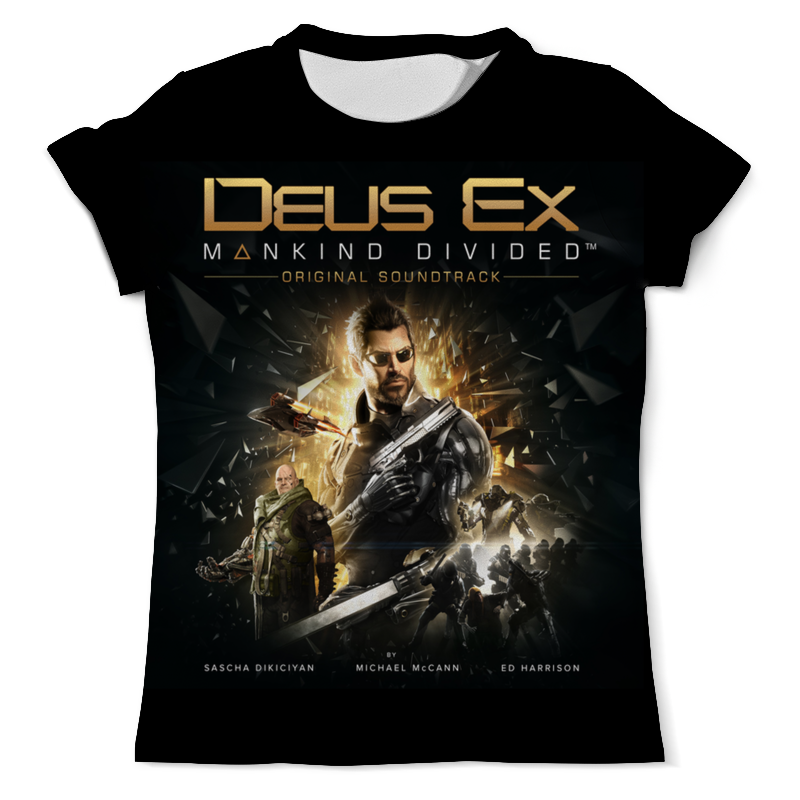 Printio Футболка с полной запечаткой (мужская) Deus ex. видеоигры