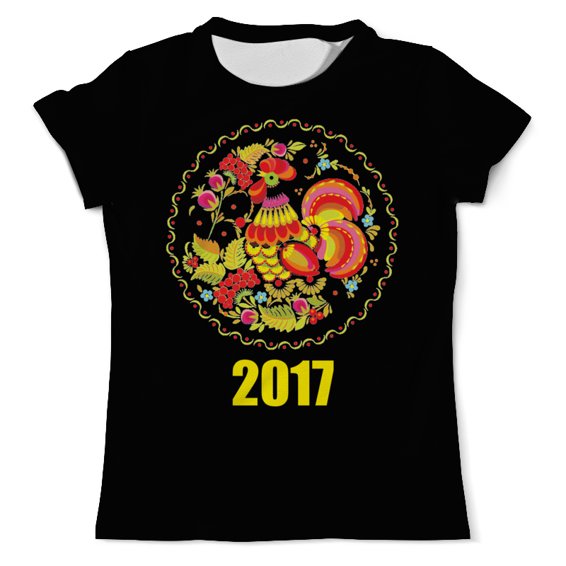 Printio Футболка с полной запечаткой (мужская) 2017 - год красного петуха printio футболка с полной запечаткой для девочек 2017 год красного петуха