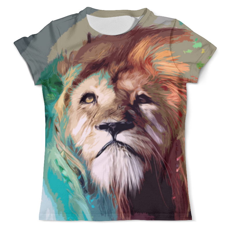 Printio Футболка с полной запечаткой (мужская) Звездный лев printio футболка с полной запечаткой мужская лев хиппи