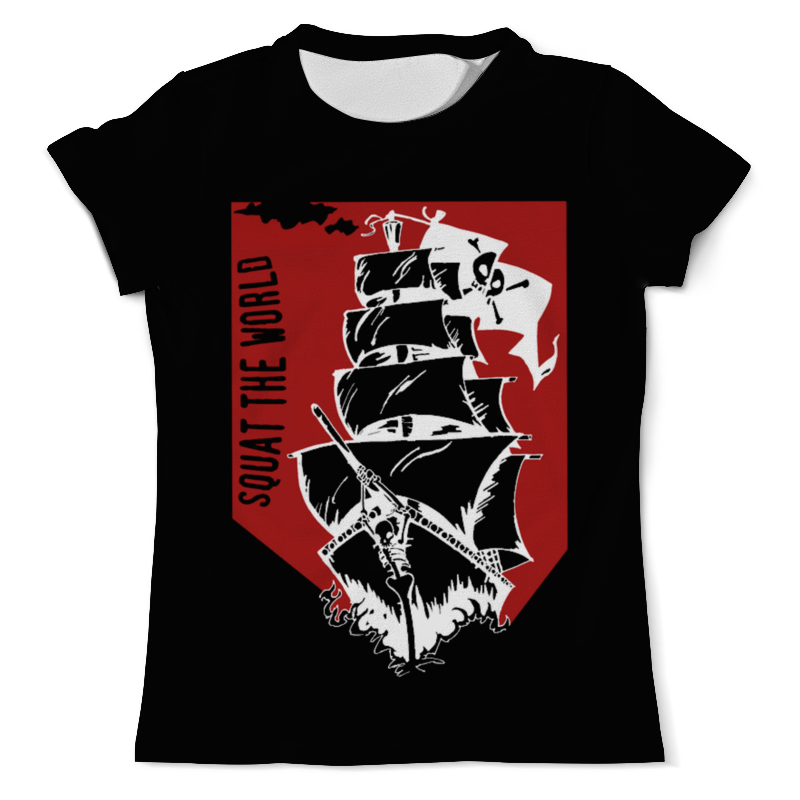 Printio Футболка с полной запечаткой (мужская) Пиратский корабль printio футболка с полной запечаткой для девочек пиратский корабль