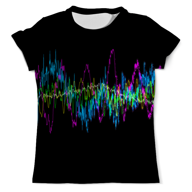Printio Футболка с полной запечаткой (мужская) Звуковая волна printio футболка с полной запечаткой женская звуковая волна