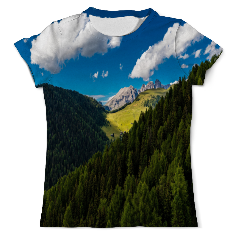 Printio Футболка с полной запечаткой (мужская) Лесной склон printio футболка с полной запечаткой мужская лесной маг