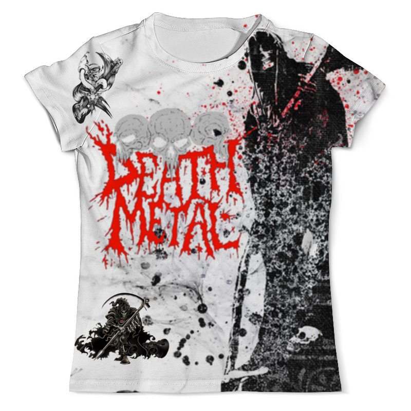 Printio Футболка с полной запечаткой (мужская) Death metal (смерть) printio футболка с полной запечаткой для девочек death metal