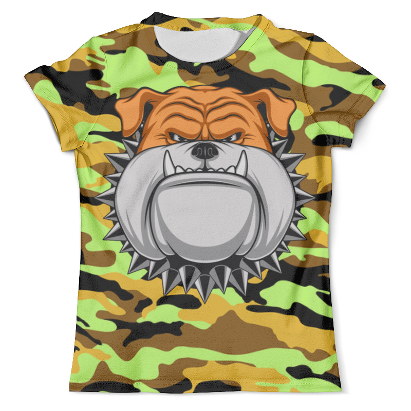 Printio Футболка с полной запечаткой (мужская) Bulldog (camouflage) printio футболка с полной запечаткой мужская bulldog camouflage