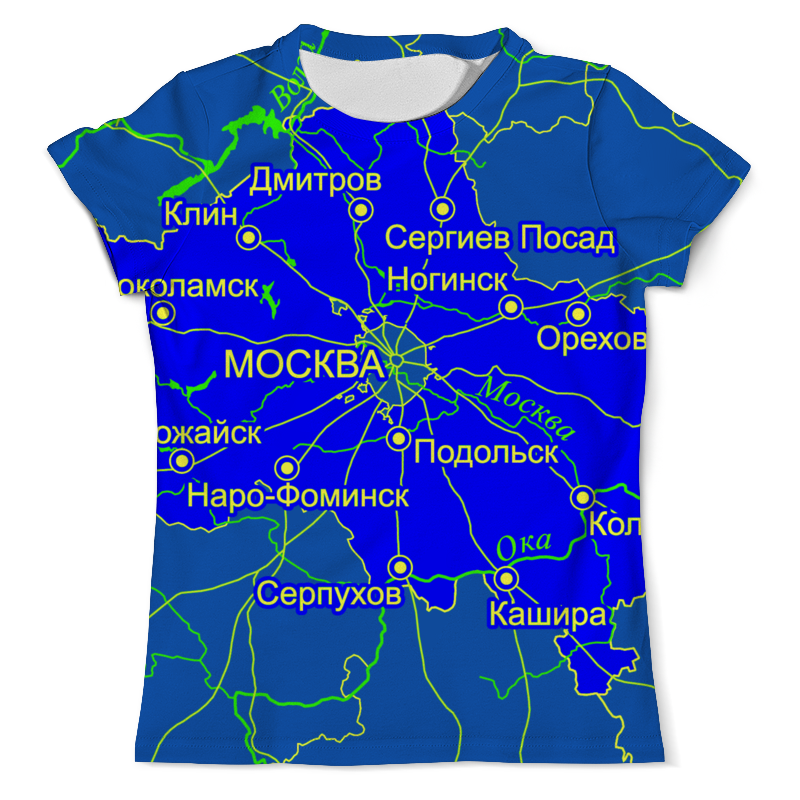 Printio Футболка с полной запечаткой (мужская) Московская область. москва москва столица нашей родины