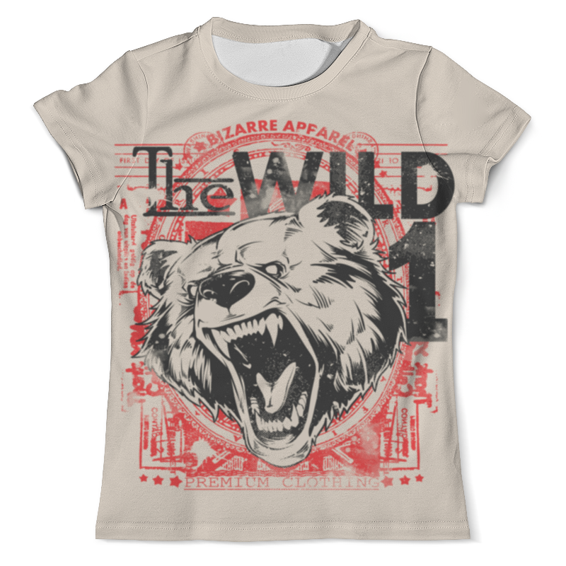 Printio Футболка с полной запечаткой (мужская) Медведь printio футболка с полной запечаткой мужская дикий хищник