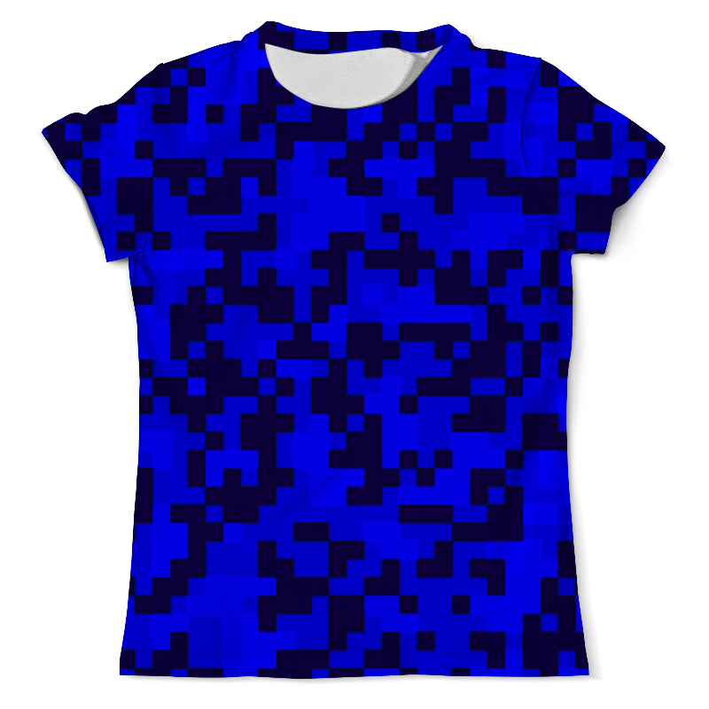 Printio Футболка с полной запечаткой (мужская) Синие пиксели printio футболка с полной запечаткой мужская синие пиксели