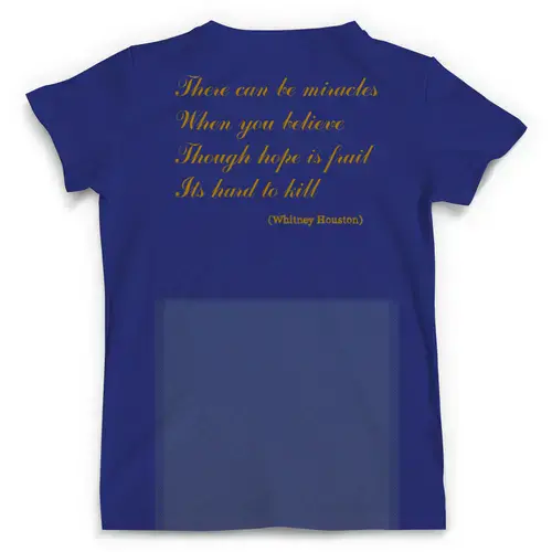 Заказать мужскую футболку в Москве. Футболка с полной запечаткой (мужская) Уитни Хьюстон (певица) от Andy Quarry - готовые дизайны и нанесение принтов.
