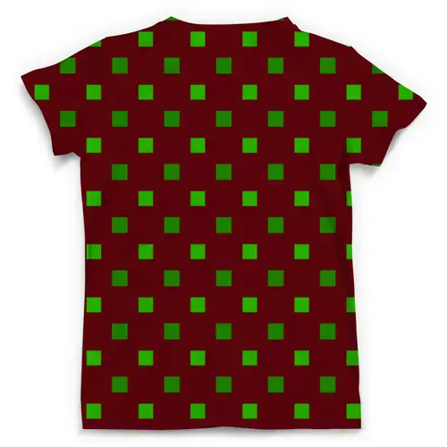 Заказать мужскую футболку в Москве. Футболка с полной запечаткой (мужская) Зеленые квадраты от THE_NISE  - готовые дизайны и нанесение принтов.