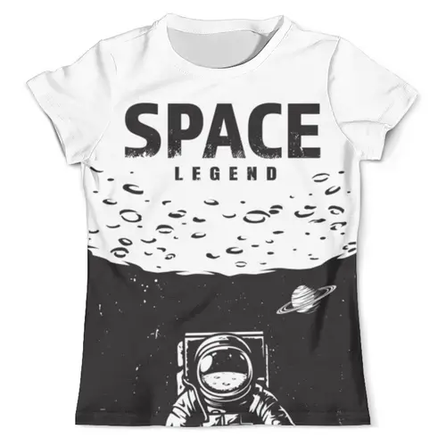 Заказать мужскую футболку в Москве. Футболка с полной запечаткой (мужская) Space Legend от The Spaceway  - готовые дизайны и нанесение принтов.