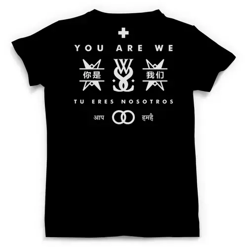 Заказать мужскую футболку в Москве. Футболка с полной запечаткой (мужская) While She Sleeps от geekbox - готовые дизайны и нанесение принтов.