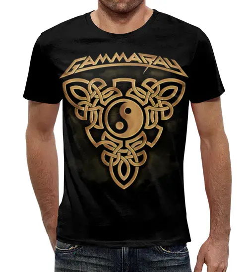 Заказать мужскую футболку в Москве. Футболка с полной запечаткой (мужская) Gamma Ray от geekbox - готовые дизайны и нанесение принтов.