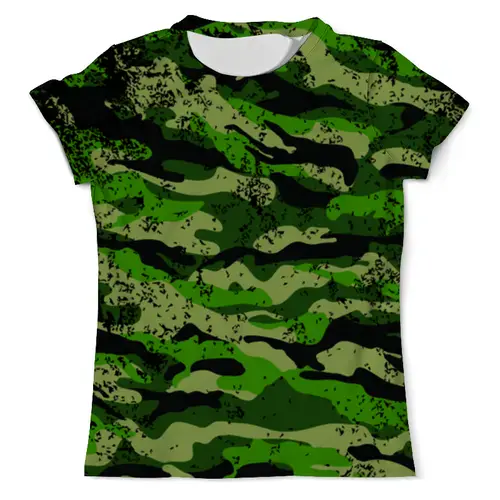 Заказать мужскую футболку в Москве. Футболка с полной запечаткой (мужская) Camouflage Design от balden - готовые дизайны и нанесение принтов.