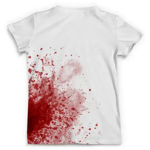 Заказать мужскую футболку в Москве. Футболка с полной запечаткой (мужская) BLUEMAN BLOOD  от Майк Блумэн - готовые дизайны и нанесение принтов.