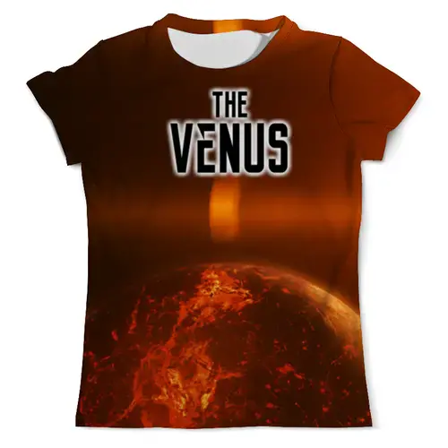 Заказать мужскую футболку в Москве. Футболка с полной запечаткой (мужская) The Venus (The Planet) от ISliM - готовые дизайны и нанесение принтов.