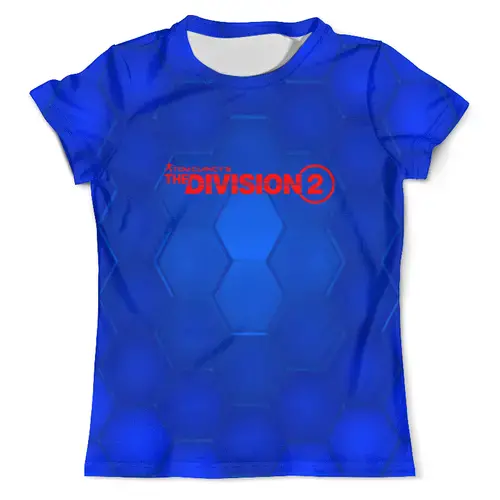 Заказать мужскую футболку в Москве. Футболка с полной запечаткой (мужская) Division 2 от THE_NISE  - готовые дизайны и нанесение принтов.