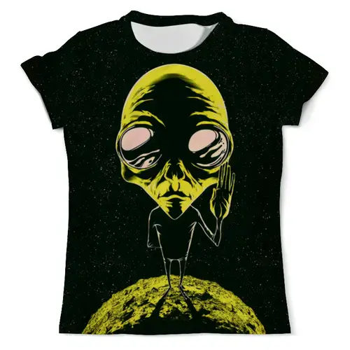 Заказать мужскую футболку в Москве. Футболка с полной запечаткой (мужская) UFO: Unidentified Flying Object от balden - готовые дизайны и нанесение принтов.